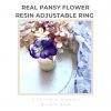 Pansy Flower Ring