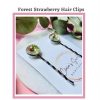 Forest Strawberry Hair Clips