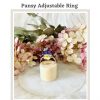 Mini Pansy flower,  Adjustable Ring - Image 4