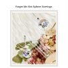 Forget Me Not Sphere Earrings
