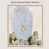 Cherry Blossom Sphere Necklace